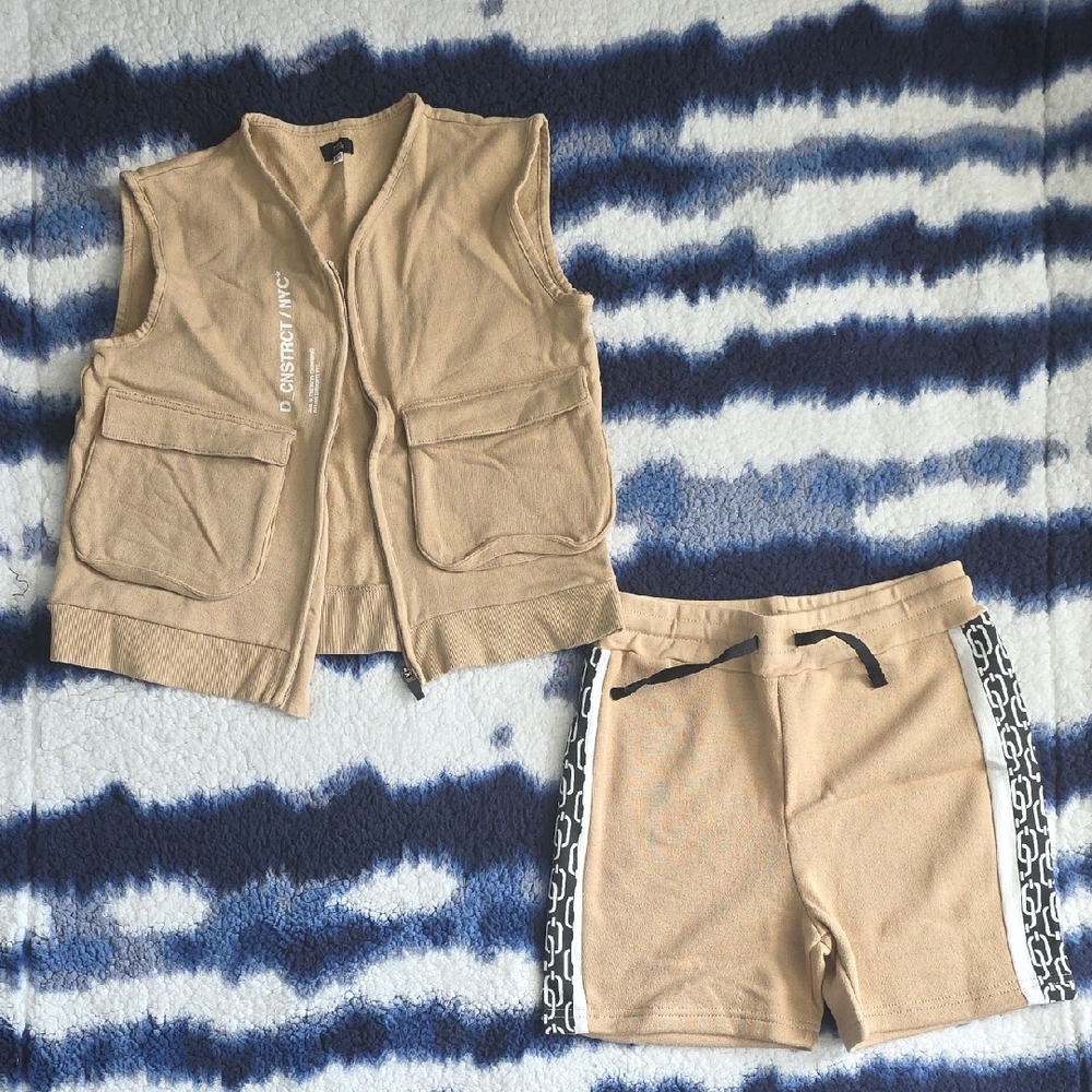 River Island Tan Kids Matching Set